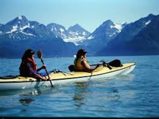 kayaking mountains